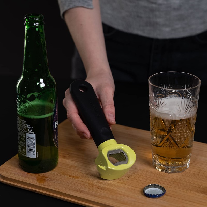 Trebonn STAPPO Multifunctional Bottle Opener with Ergonomic Handle and Non-Slip