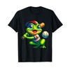 Frog Baseball Player Animal Lover Men Women Kids T-Shirt