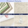 10PCS Hexagon Cork Board Tiles, Self-Adhesive Felt Bulletin for Walls
