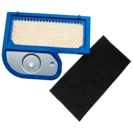 vhbw Filter Set (1x Air Filter, 1x Pre-Filter) Replacement for Kawasaki 11013-7002 for Lawn Tractor, Ride-on Mower