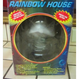 MiracleBeam Rainbow House Color Changing Fish Bowl Aquarium Tank - NEW