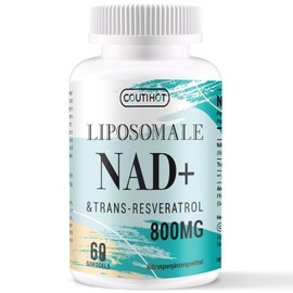Liposomales NAD+ mit Trans-Resveratrol | Hochdosiert 800 mg pro Portion | 60 Softgels – Mit liposomaler Technologie & Hochwertiger Formel (60 stück (1er Pack))