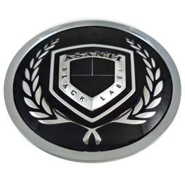 Asanti Black Label Wheels Chrome/Black Custom Wheel Center Cap (1 Cap)
