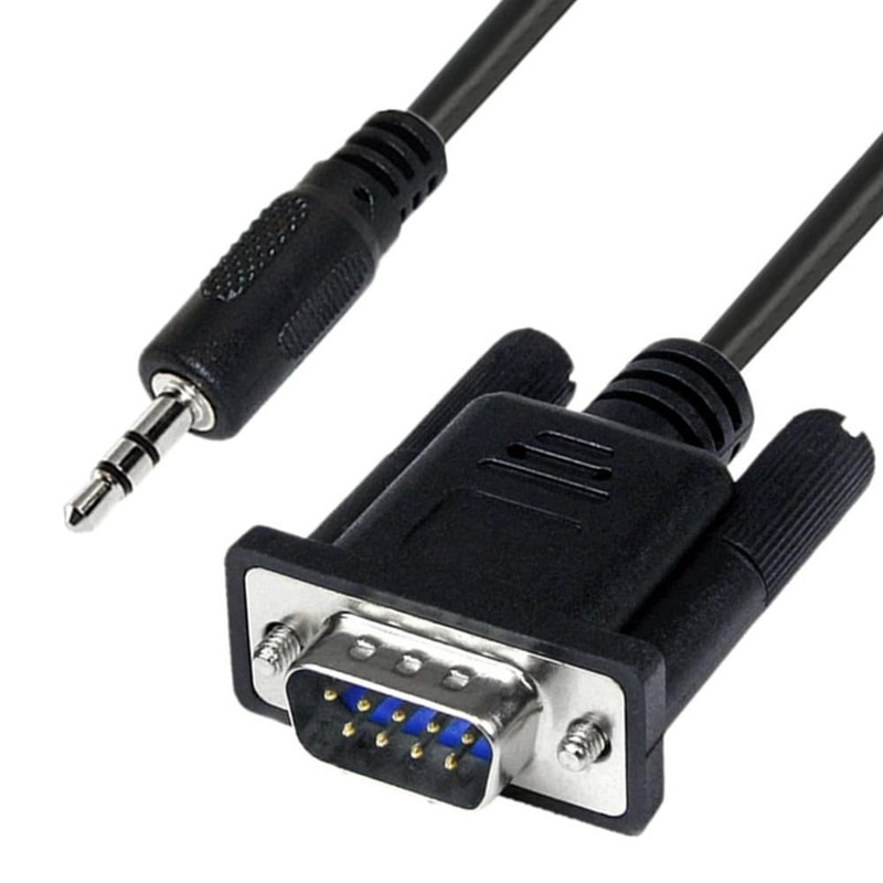 Qaoquda DB9 9 Pin Male to 3.5mm Male Plug Serial