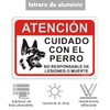 Cuidado Con El Perro 18 x 25 cm