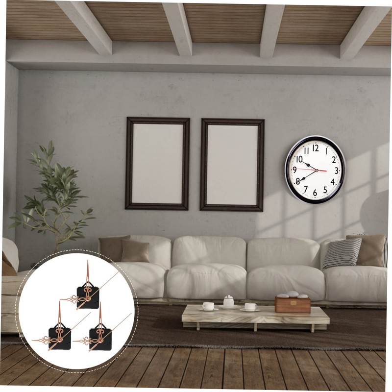Gadpiparty 4 Sets Professional Clock Mechanism Kit DIY Clock Replacement