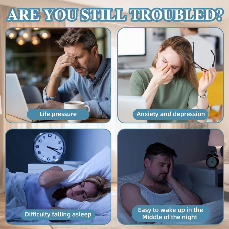Calm Carry Handheld Sleep Aid Device for Adults with Earplugs