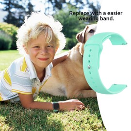 NewJourney Silicone Bands Compatible with AT&T amiGO Jr Watch, Soft Silicone Sport Replacement Band for Kids