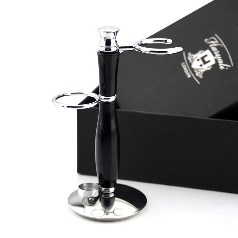 Shaving Set with 5 Edge Razor Real Badger Brush Dual