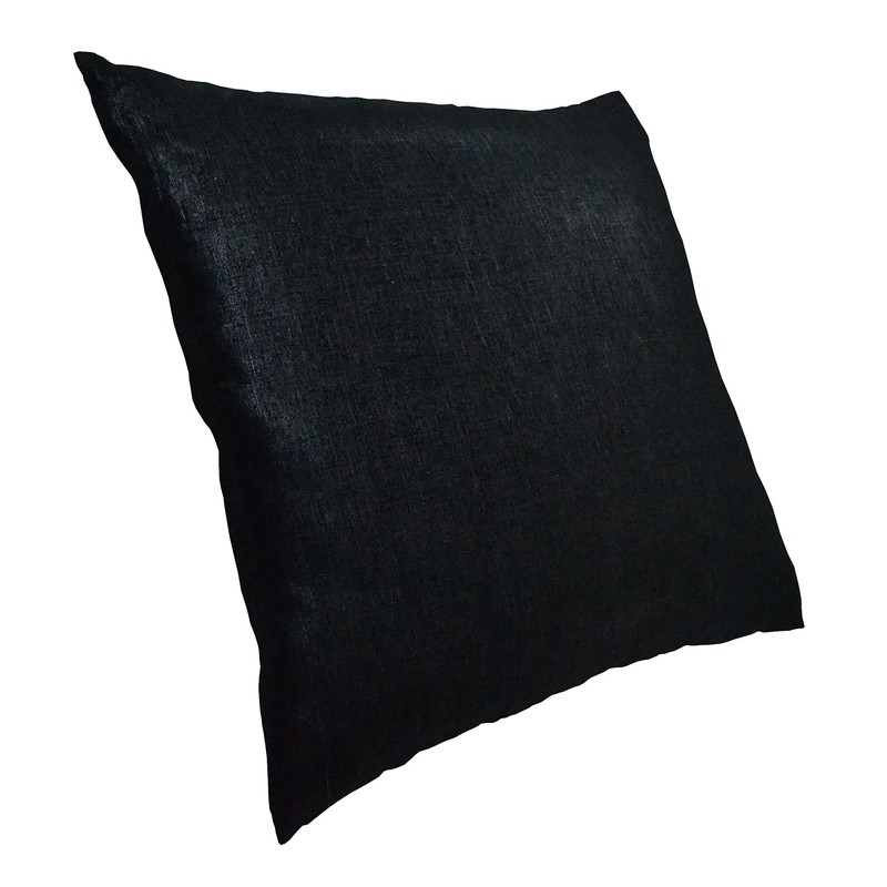 Fancy Metallic Linen Black Silver Luxury Organic 100 Pure Flax