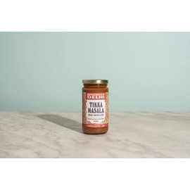 Brooklyn Delhi Tikka Masala - Indian Simmer Sauce - Tangy Tomatoes, Luscious Coconut Cream & Roasted Spices, 12 Ounces, Mild, Vegan, No Artificial Additives