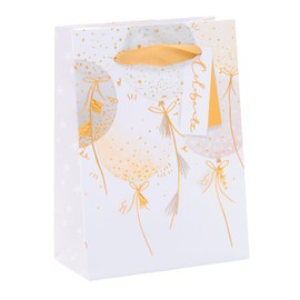 UK Greetings Small Gift Bag for Him/Her/Friend - for Birthdays, Thank You & Other Events - Celebrate Balloons Design