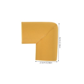 ULTECHNOVO 24pcs Tv Photo Frame Corner Protector Door Clamps Skirting Board Covers Corner Safety Corner Protector Guards Sided Worktop Edge Protector Wallpaper Plug Nbr Material Orange