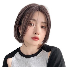 Bright Lara hf1963-KN Women's Wig, Bob, Short, Full Wig, Divided in the Center, Part Hand-Planted