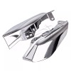Unbranded Chrome Mid-Frame Air Deflector Heat Shield For Harley Ultra