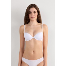 Intimissimi Woman's Bellissima Push-up Bra in Ultralight Microfiber in White, Size 34B