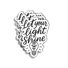 (3pcs) Inspirational Positive Quote Sticker – Motivational Vinyl Decal for Laptop, Water Bottle, Journal, Scrapbook – Uplifting Words Design, Waterproof Aesthetic Sticker