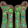 Pack of 100 Tattoos for Children, Luminous Tattoos Children Girls