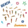 Miniature Diorama, 1/75, Beach & Beach Doll, Set of 30,