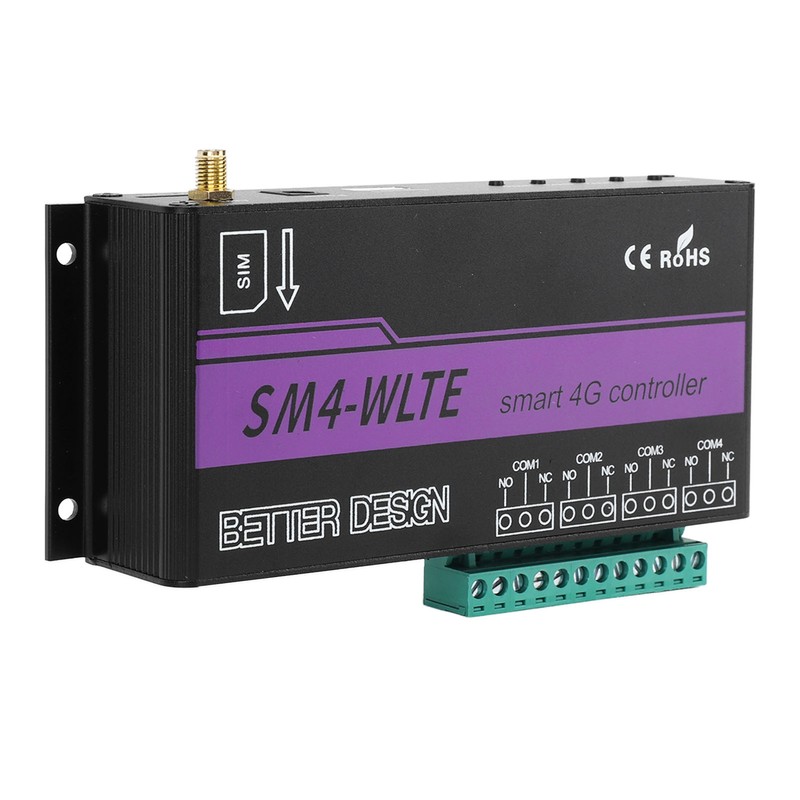 4 Channel 4G SMS Alarm Controller 4G Mobile Phone Access