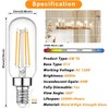 E12 Candelabra Edison Bulbs 60 Watt Equivalent, T6 6W Dimmable