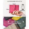 HAKATA NO MORI LEATHER Bifold Wallet, Women's, Genuine Leather, Mini