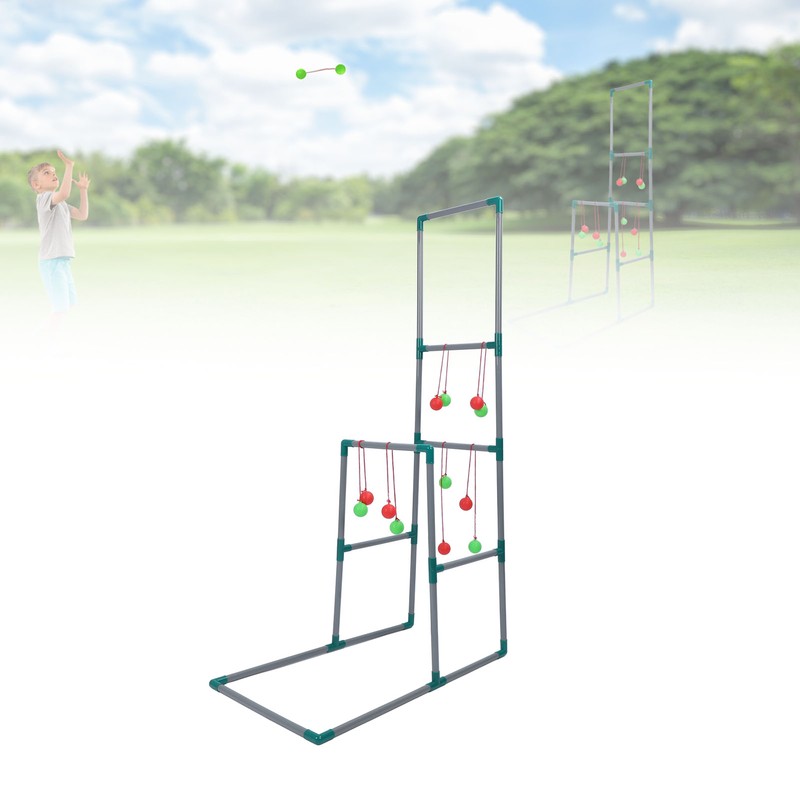 Ladder Ball Game with 12 Throwing Balls Double Layer Complete