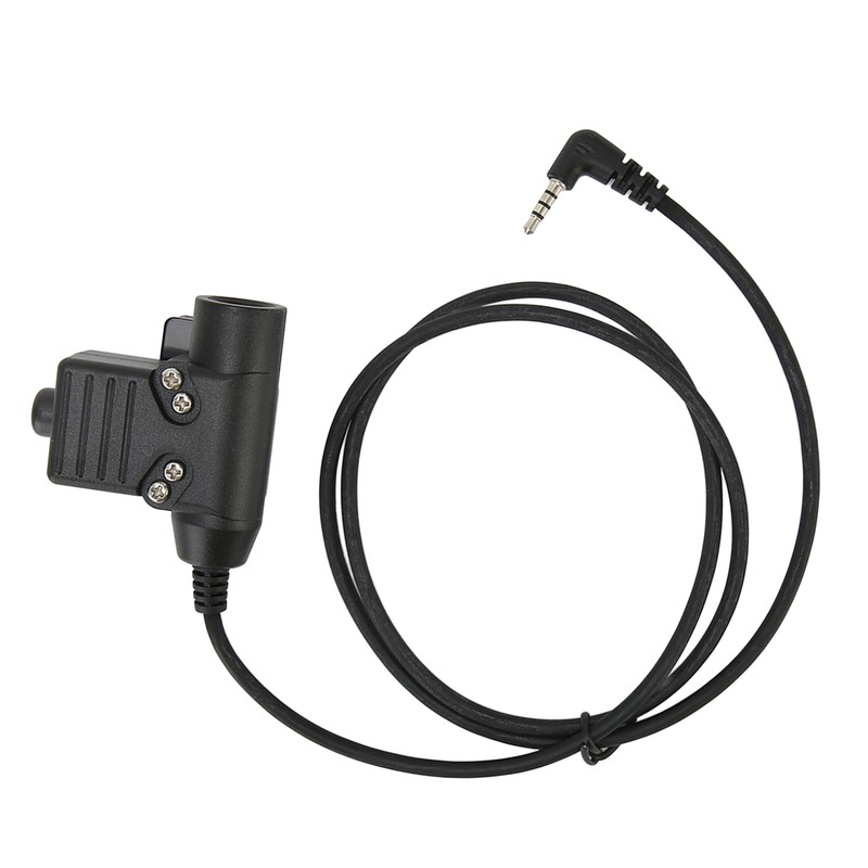 U94 PTT Headset Adapter 90cm Back Clip Headset Connector Cable