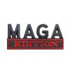 RC MAGA Edition Matte Black Metal 3D Adhesive Fender Badge