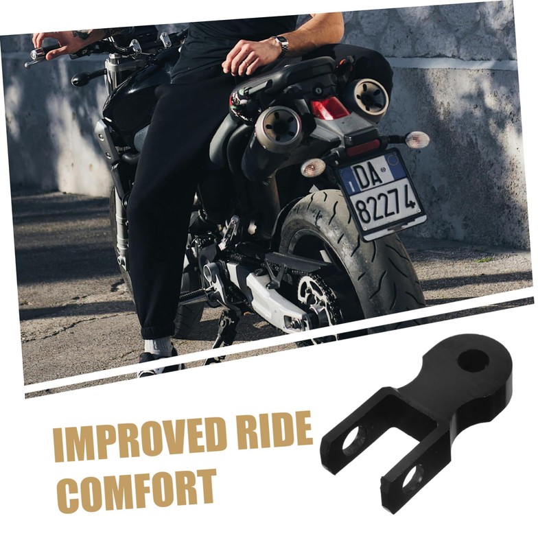 NOLITOY 2pcs Motorcycle Extender Riser Pad for Rear Shock Height