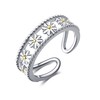 CUPENDA - Anillos de filigrana y margarita de plata de