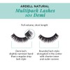 Ardell Natural Multipack Lashes #101 Black, 4 Pairs x 1