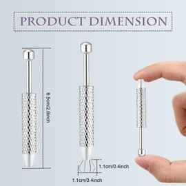 sawyofu Piercing Ball Screw Grabber Removal Tool 1PC 4 Prongs Claw Craft Tweezers Clamp Ball Holder Flat Back Earring Applicator Piercing Tools To Change Jewellery