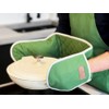 Samuel Lamont, British Canvas Double Oven Glove, Heavy-Duty, Red, Insulated,