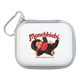 Grand Thunk Gadget Pouch, Small, Hard Pouch, Storage, Small Items, Monchhichi Gadget Pouch SS [Monchhichi] Cable, Compact, For Travel, Business Trip