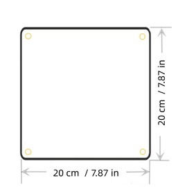 Caution - Good Vibes Area Vintage Aluminum Metal Tin Sign, Home Decor, Room Decor, Wall Decor, Bathroom Decor, Bar Decor, Cafe Decor, Garage Decor, Farmhouse Decor, 8 x 8 Inch