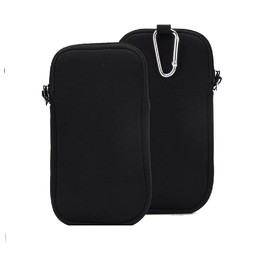 K-S-Trade Protective Case For TCL Ion X Neoprene Sleeve Compatible With TCL Ion X Protective Case Holster Belt Bag Travel Pouch Slim Clip, Small, Light, Compact, Easy To Clean - Black