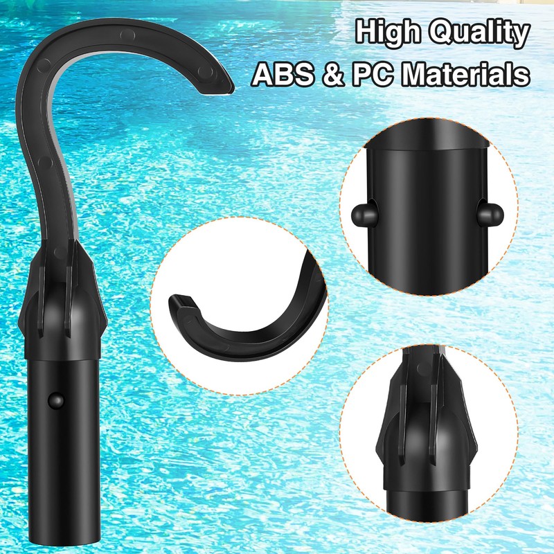 Dunkive Hook for Robotic Pool Cleaner, Pool Hooks for Poles
