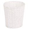 Zuvo Round Wicker Waste Paper Bin and Basket- Rubbish Basket
