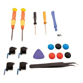 Repuesto Reparación Joystick Reemplazo Control 23 Pzas Negro