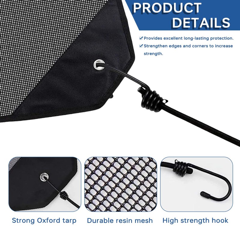 BOJACK 28x28 Central Air Conditioner Cover for Outside Units, Top