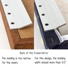 Heavy Mirror Hanging Kit, French Cleat Heavy Duty, Mirror Hanging