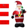 Inflatable Christmas Decorations 4 FT Inflatable Christmas Santa Claus with