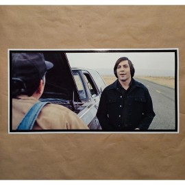 No Country For Old Men Movie Scene 12"X 24" Poster Anton Cattle Gun Captive Bolt