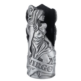 Metal Lighter Case Fits BIC, It Covers Standard Full Size Bic Lighter in J6. Zodiac Astrology Lighter Case, Design in Virgo. One Piece Per Order