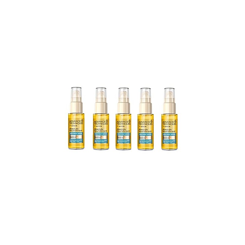 5 x Avon Advance Techniques 360 Nourishment Moroccan Argan Oil