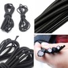 Black Elastic Bungee Cord 10m (5mm) 100% Stretchy Shock Absorbing