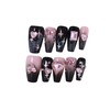 PN-006 Press-On Nails Varnished 10 Pieces Reusable False Nails Y2K