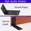 Shelf Bracket Corner Brace Sets JINLINY 10 Pack Metal L
