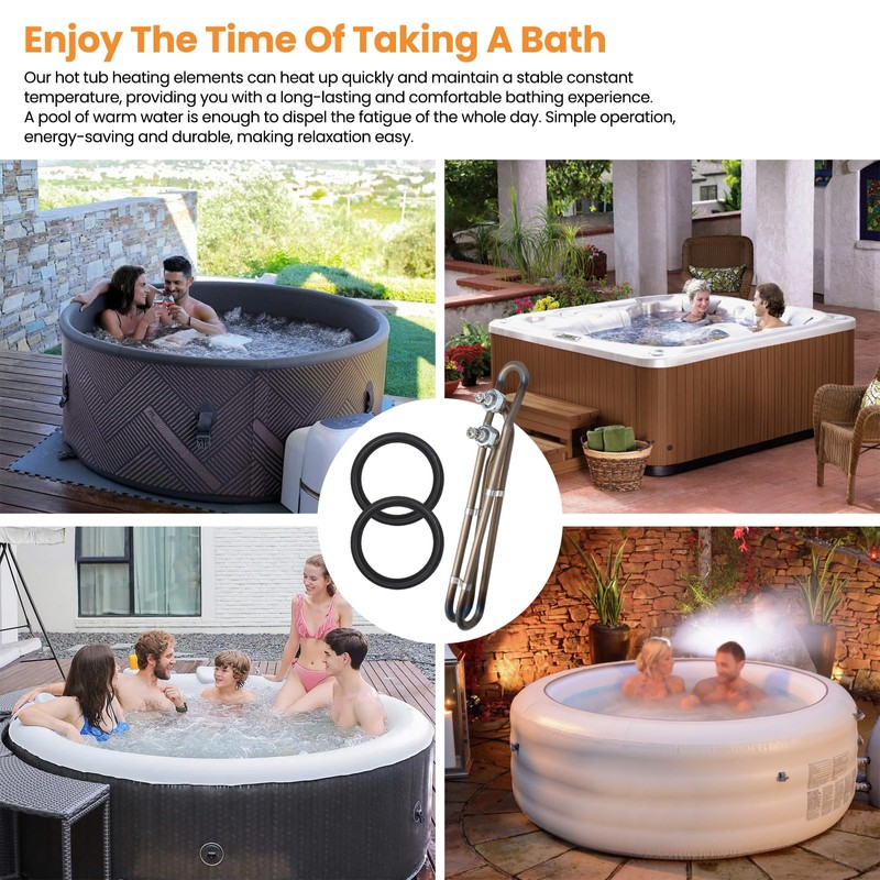 Xzionh 5.5kw 240v Hot Tub Heater Element for Balboa Spa